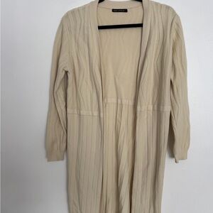 Apple Cream Textured Cardigan